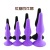 Silicone Back Butt Plug Four-Piece Set Anal Thorn Beads Hands-Free Suction Cup Butt Plug Adult Sex Product Wholesale