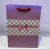 New White Card Plaid Gift Bag Four-Color Bow Handbag Holiday Supplies Bag