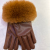 A Pair of Environmentally Friendly Touch Screen Large Wool Mouth Pu Gloves