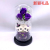 Valentine's Day Couple Little Bear Rose Led with Light Glass Cover Ornaments