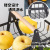 Removable Assembly and Convenient Storage Wooden Portable Iron Fruit Basket Fruit Rack Three-Layer Storage Rack