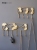 Creative Ginkgo Leaf Entrance Hook Entry Wall Decorations Storage Light Luxury Entry Door after Coat Hook Clothes Rack