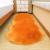 Long Wool-like Wool Sofa Carpet Mats Chair Bay Window Living Room Bedside Bedroom Special-Shaped Fish-Shaped Foot rug