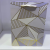 New 935 White Card 210G Paper Gilding Gift Bag Geometric Pattern Handbag Holiday Supplies Bag