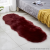 Solid Color Long Wool-like Sofa and Carpet Bay Window Living Room Balcony Bedside Bedroom Fish-Shaped Mat Floor Mat rug