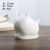 Cross-Border White Porcelain Small Animal Succulent Bonsai Wholesale Creative Cartoon Porcelain Flowerpot with Tray Foreign Trade Ornaments