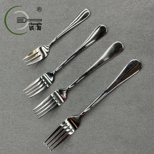 [chengfa tableware] stainless steel fork four-tooth three-tooth fork long-tooth pasta fork steak fork western tableware