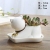 Cross-Border White Porcelain Small Animal Succulent Bonsai Wholesale Creative Cartoon Porcelain Flowerpot with Tray Foreign Trade Ornaments