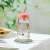 Cute Ins Summer Fruit Glass High Temperature Resistant Good-looking Cup with Straw Household Water Cup Couple Water Cup