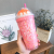 New Creative Ice Cream Ice Cup Macaron Color Cup with Straw Female Student Office Worker Youth Summer Cup