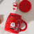 Christmas Cup ceramic cup mug Santa Claus Cup gift Cup Milk Cup coffee cup..