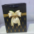 White Card Single-Sided Gilding Gift Bag Bow Pattern Handbag Colorful Holiday Supplies Bag
