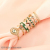 Cross-Border New Arrival Ins Jewelry Small Fresh Heart Butterfly Eye Ring Copper Micro Inlaid Zircon Color Retention Ring