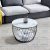 Luxury Stone Plate Coffee Table Simple Small Apartment Modern Sofa Small Table Iron Tea Table Creative Small round Table