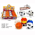 New Foreign Trade Popular Style Mini Football Pressure Reduction Toy Deformation Elastic Ball Press Flying Saucer Ball