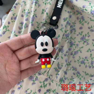 Cute Cartoon Anime Keychain Mickey Little Doll Lovely Bag Pendant Couple Small Gift Pendant Small Jewelry