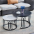 Balcony Round Tea Table Tempered Glass Simplicity Home Leisure Tea Nordic Creative And Slightly Luxury Small Round Table