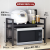 Microwave Oven Storage Rack Kitchen Household Retractable Floor Rice Cooker Multi-Layer Countertop Oven Storage Rack