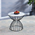 Coffee Table Simple Small Apartment Home Living  round Type Round Table Combination Stone Plate Small Coffee Table Table