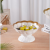 A Plastic moon cake tray round tea tray household, high foot fruit tray tea accessories tray tray
