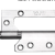 304DStainless Steel Sub-Mother Hinge Bearing4Inch5Inch Thick Mute Wooden Door Hinge Hinge