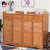 Simple Doorway Shoe Cabinet Multi-Layer Shoe Rack Solid Wood Multi-Functional Hall Cabinet Simple Modern Storage Entrance Cabinet Bamboo Cabinet