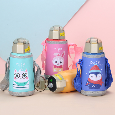 500ml Large Capacity Thermos Cup 304 Stainless Steel Creative Cartoon Children's Kettle Wholesale Custom Logo Thermos