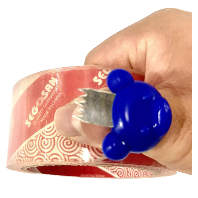 Unpacking Sealing Tape Cutter Mini-Portable Plastic Packaging Small Tape Dispenser Multi-Function Unpacking Artifact Cartoon