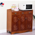 Bamboo Retro Tea Cabinet Dining Side Storage Cabinet Solid Wood Chinese Living Room and Tea Room Storage Cabinet Household Kitchen Bowl Cabinet