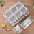 Household Combination Kinds Of Colorful Rectangular Platter Set Snack Dish CreativeFrame DriedFruit Tray MelamineGiftBox