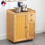 Mobile Tea Car Unit Multifunctional Office Bamboo New Chinese Style Tea Weagon Side Cabinet Simple Home