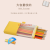 Vertical Mesh Pencil Case Girl Cute Transparent Pencil Case Simple High School Student Exam Stationery Box Small Fresh Style