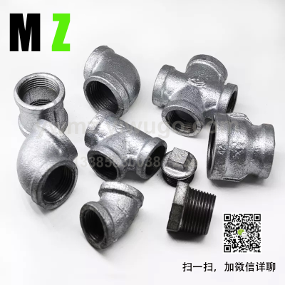 Elbow Fittings Thread Clamp Fittings High Quality Malleable Iron Pipe Factory for Water, Natural Gas Projects