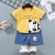 Children's cartoon short-sleeved suit four sizes WeChat 13255798456
