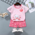 Children's cartoon short-sleeved suit four sizes WeChat 13255798456