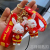 Cartoon 2023 Rabbit Year Mascot Bunny Doll Key Chain Ring New Year Keychain Cute Activity Small Gift