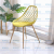 Outdoor Chair Plastic Chair Coffee Chair Living Room Conference Chair Adult Fashion Hollow Dining Chair with Backrest