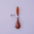 Vekoo Bamboo Factory Store Genuine Hotel Household Wooden Shovel and Spoon Old Paint Wrapping Small round Spoon 13*3.2yx-7859