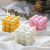 New Cross-Border 6-Piece Cube Silicone Cake Mold Magic Cube Silicone Mousse Mold