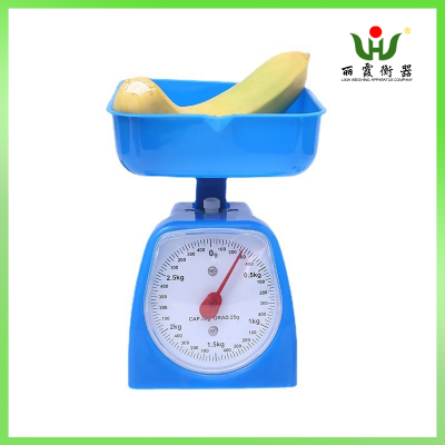Weighing 1-5 kg table scales scale about the mechanical elastic yellow scales