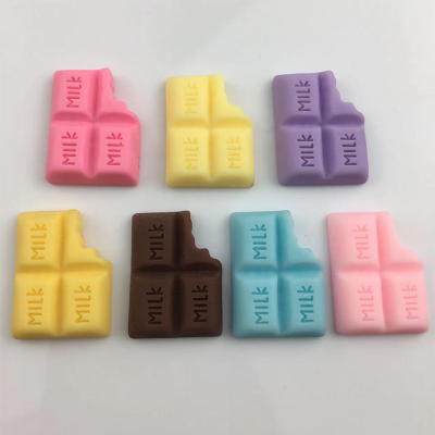 Chocolate Biscuit Dessert Resin Simulation Small Size Candy Toy DIY Barrettes Hair Rope Resin Accessories Wholesale