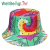 Hip Hop Sun-Shade Fisherman Hat Trendy Men and Women Color Tie-Dye Color Matching Paisley European and American Street Double-Sided Wear Bucket Hat