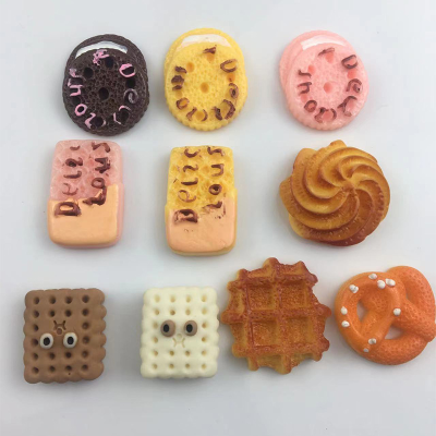 New Mini Chocolate Cookie Resin Small Simulation Candy Toy DIY Cream Glue Phone Case Refridgerator Magnets Material