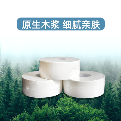 Paper Towels Wholesale Factory Hotel Toilet Toilet Paper Big Roll Paper Commercial Large Roll Bung Fodder Shopping Mall Tissue