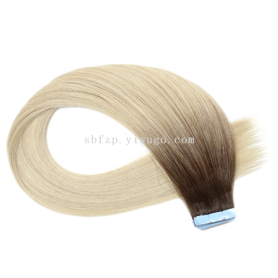 Seamless Invisible Hair Extension Female Real Hair Wig Real Human Hair Pu Hair Tape in Extension