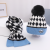 2022 Autumn and Winter Korean Style Children's Hat Scarf Set Thickened Warm Woolen Hat Boys and Girls Baby Hat