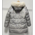 2022autumn and Winter New Korean Style Mid-Length Slimming Hooded Fur Collar Slim-Fit Sequined down Cotton Coat