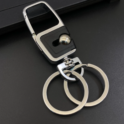 Boya 6032 Keychain Alloy Key Ring Simple Double Ring Big Buckle Cross-Border Southeast Asia Middle East Africa Hot Sale Products