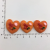 Mini Heart-Shaped Cherry Salad Bread Biscuit Resin Simulation Small Candy Toy Children Play House Playground Accessories