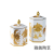 Ceramic Storage Jar with Lid Tea Pot Storage Bottle Jar Nordic Home Ornament Light Luxury Ceramic Vase